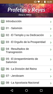 Historia de Profetas y Reyes android App screenshot 0